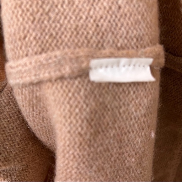 Zara Mock Neck Tunic Sweater Wool Long Sleeve Size Small Front Pockets - Picture 8 of 8